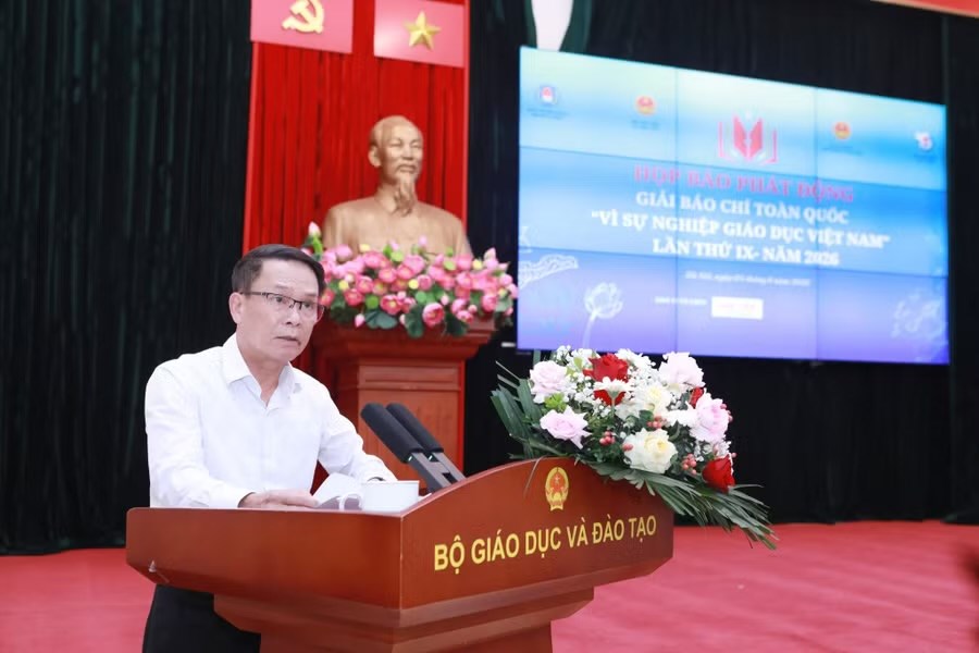 Phát động Giải Báo chí toàn quốc “Vì sự nghiệp Giáo dục Việt Nam” lần thứ IX năm 2026 - ảnh 2
