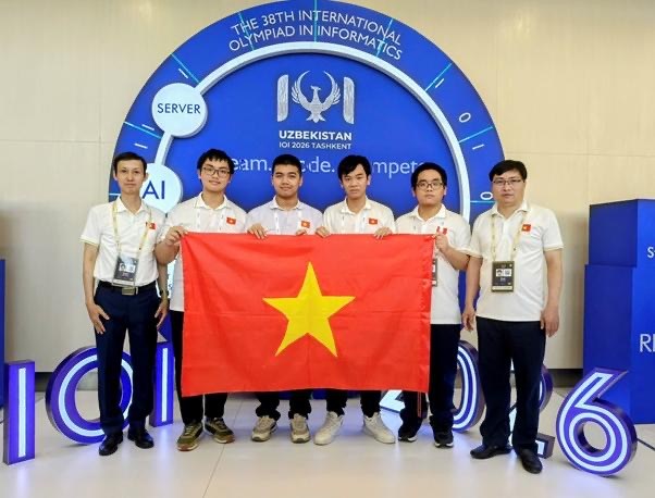 100% học sinh đoạt giải tại kỳ thi Olympic Tin học quốc tế năm 2026 - ảnh 1