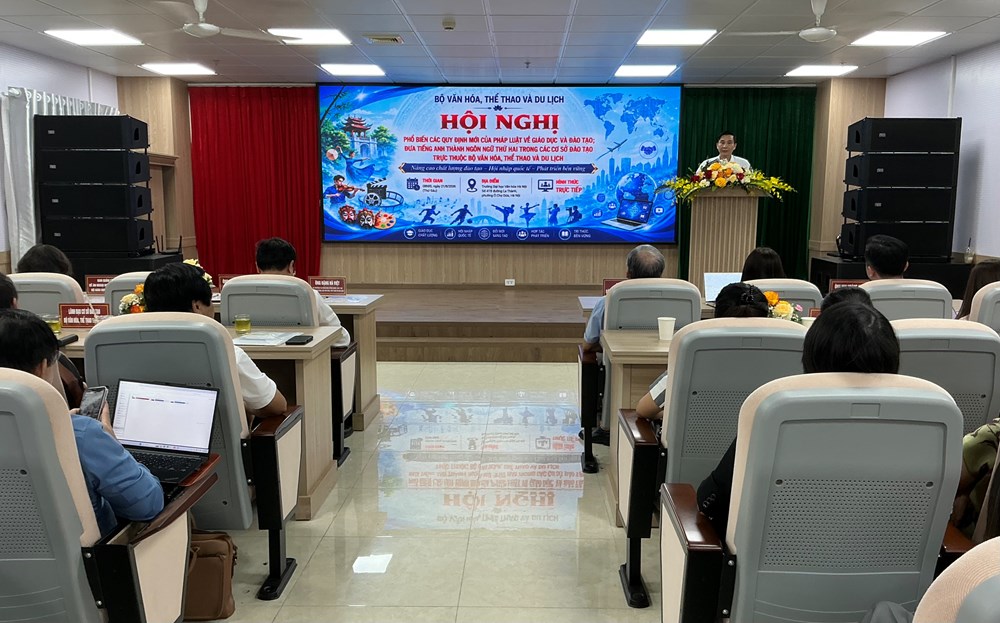 Đưa tiếng Anh thành ngôn ngữ thứ hai trong các cơ sở đào tạo trực thuộc Bộ VHTTDL - ảnh 2