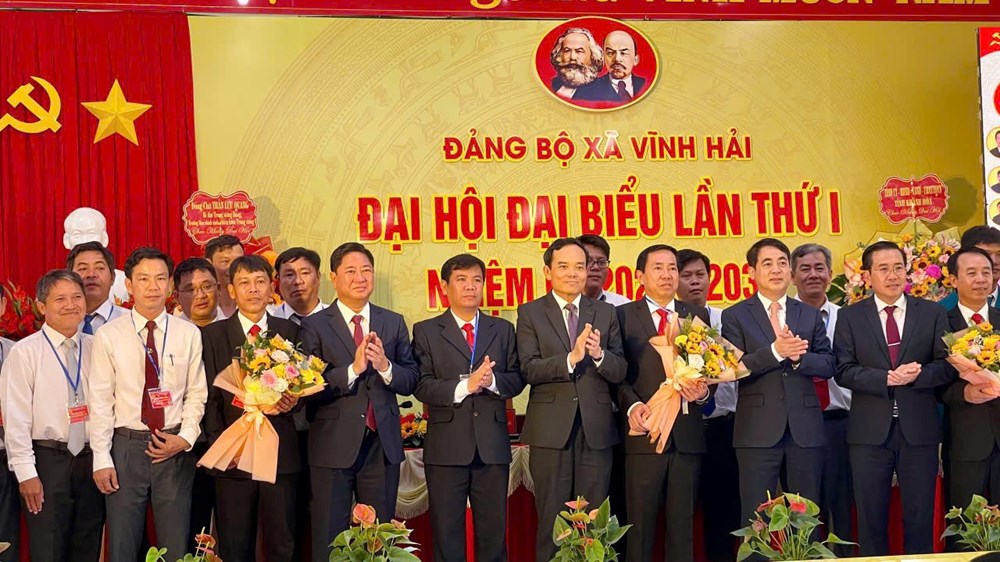  Đại hội Đảng bộ xã Vĩnh Hải, tỉnh Khánh Hòa lần thứ nhất: Bước chuyển mình của một nhiệm kỳ mới - ảnh 3