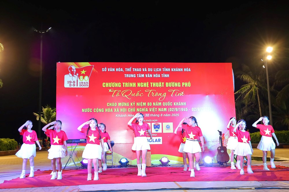 Khánh Hòa: Chương trình nghệ thuật “Tổ quốc trong tim” chào mừng Quốc khánh - ảnh 1