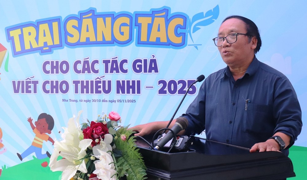 Khai mạc Trại sáng tác viết cho thiếu nhi năm 2025 - ảnh 3