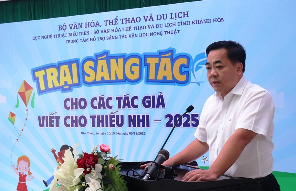 Khai mạc Trại sáng tác viết cho thiếu nhi năm 2025 - ảnh 2