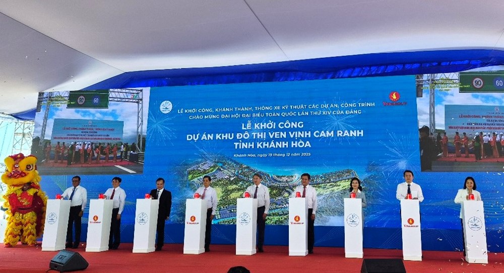 Khánh Hòa: Đồng loạt khởi công và khánh thành 5 dự án trọng điểm - ảnh 1