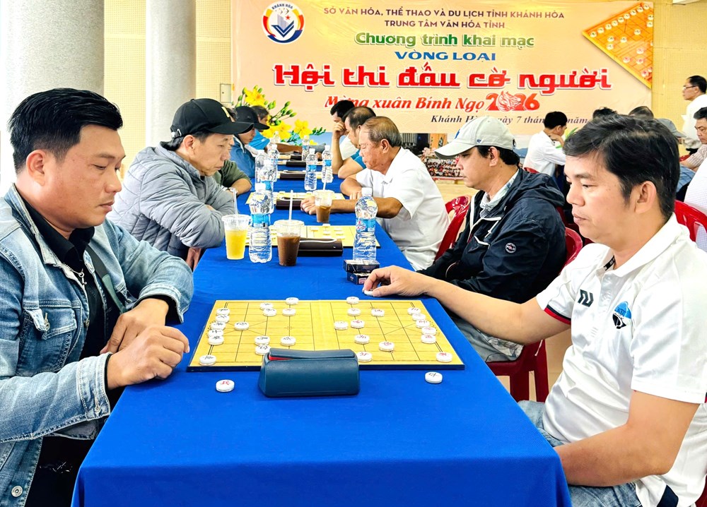 Khánh Hòa: Khai mạc Giải Cờ người mừng Xuân Bính Ngọ 2026 - ảnh 2