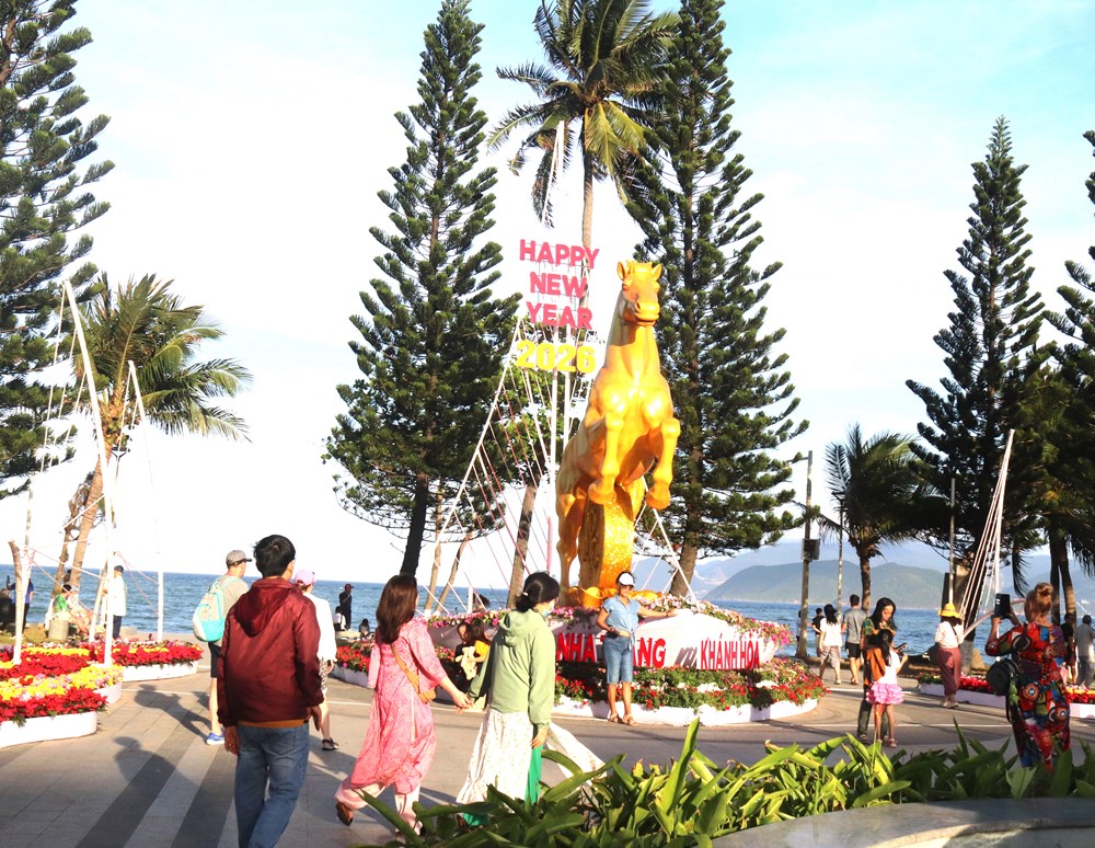 Khánh Hòa: Rộn ràng sắc Xuân, thu hút đông đảo du khách - ảnh 6