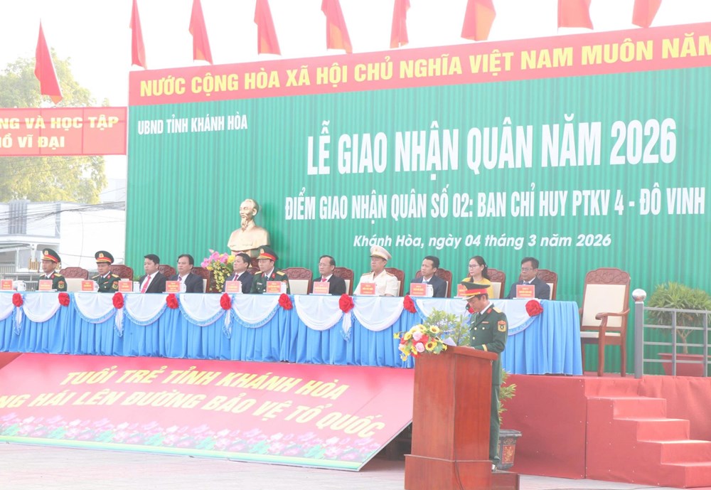 Khánh Hòa: Hơn 3.570 thanh niên thực hiện nghĩa vụ bảo vệ Tổ quốc - ảnh 1