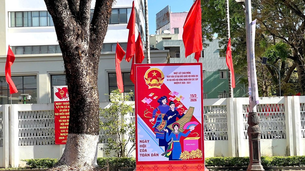 Gia Lai rực rỡ cờ hoa hướng về ngày hội non sông - ảnh 2