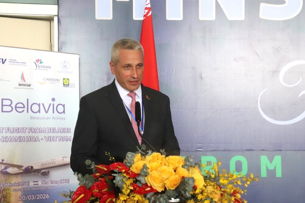 Khánh Hòa: Khai trương đường bay thẳng Minsk (Belarus) – Cam Ranh - ảnh 2