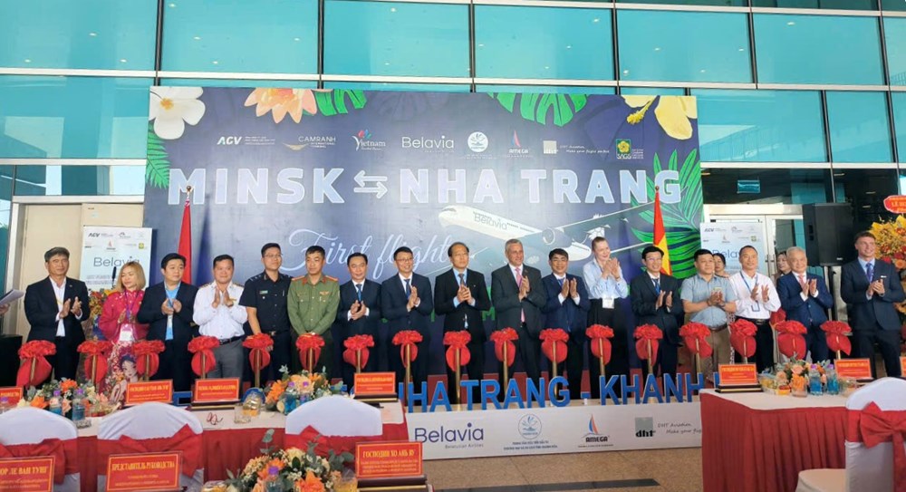 Khánh Hòa: Khai trương đường bay thẳng Minsk (Belarus) – Cam Ranh - ảnh 1