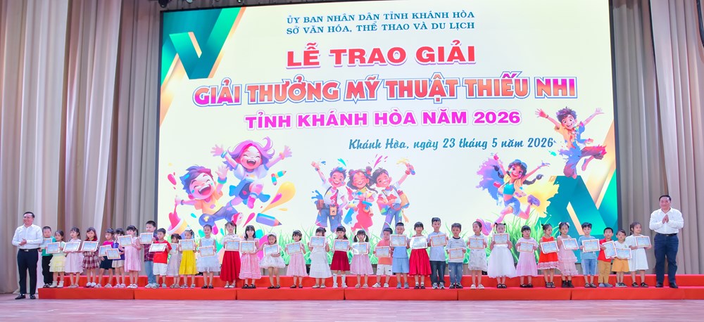 Khánh Hòa: Trao 540 giải thưởng Mỹ thuật thiếu nhi năm 2026 - ảnh 5