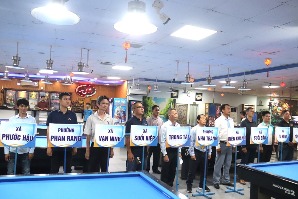 117 VĐV tranh tài tại Giải Billiards Carom 3 băng tỉnh Khánh Hòa lần thứ I - ảnh 3