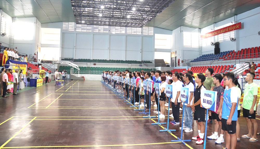 Khai mạc Giải Cầu lông các nhóm tuổi tỉnh Khánh Hòa năm 2026 - ảnh 1
