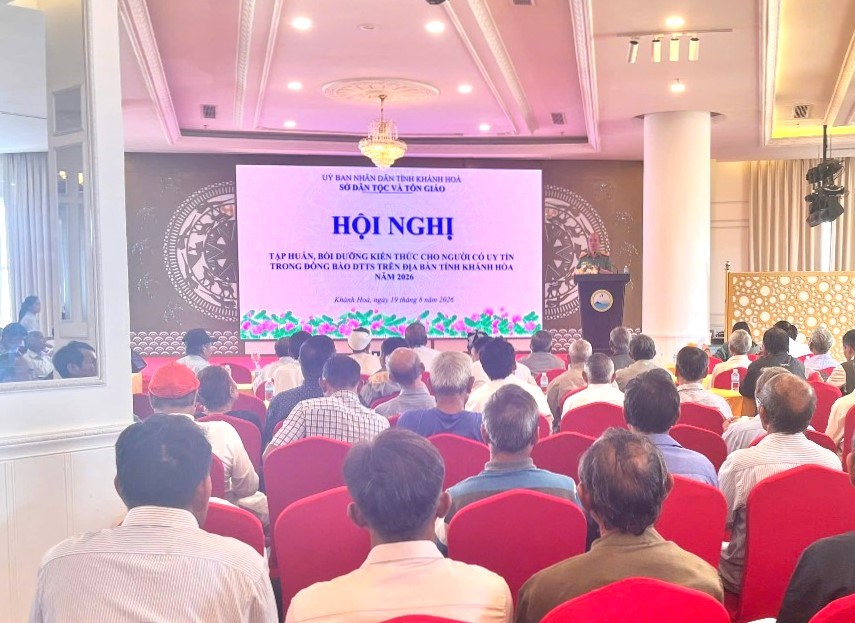 Khánh Hòa: Tập huấn cho 200 người có uy tín vùng đồng bào DTTS - ảnh 1