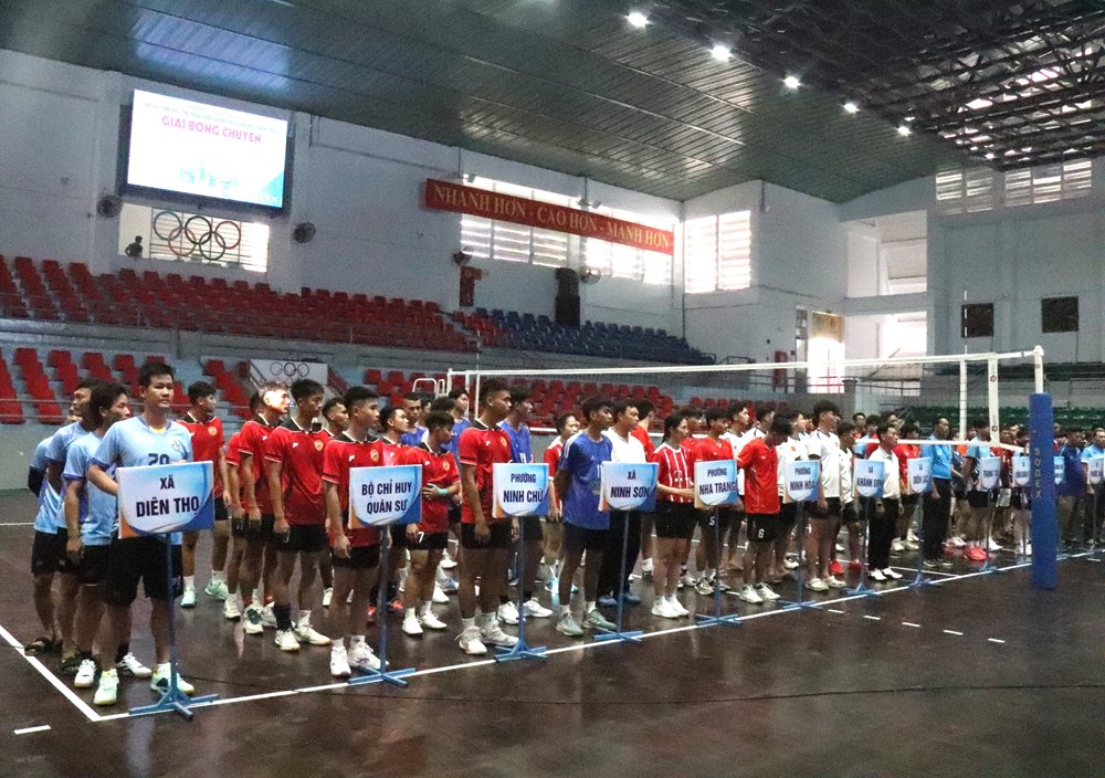 Khai mạc Giải bóng chuyền tỉnh Khánh Hòa lần thứ I năm 2026 - ảnh 3