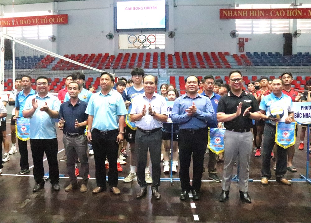 Khai mạc Giải bóng chuyền tỉnh Khánh Hòa lần thứ I năm 2026 - ảnh 1