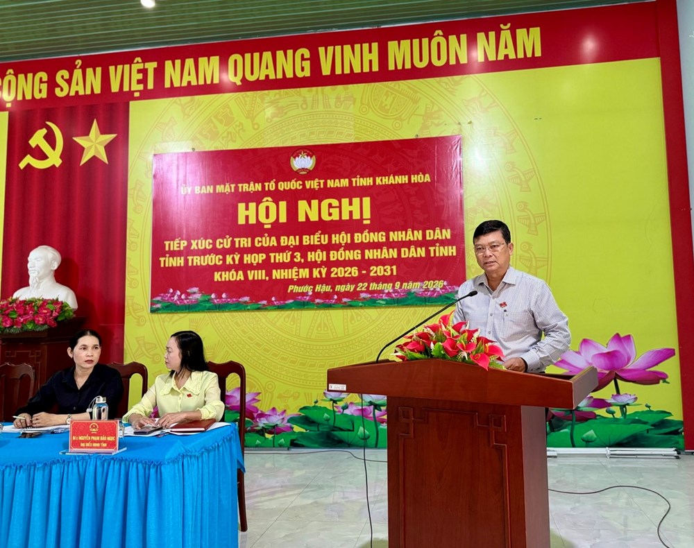 Khánh Hòa: Cử tri xã Phước Hậu kiến nghị sớm sửa chữa đường giao thông xuống cấp, sạt lở - ảnh 4
