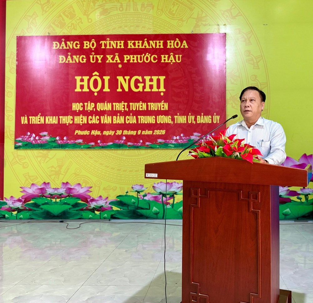 Khánh Hòa: Phước Hậu quán triệt các nghị quyết, kết luận mới của Trung ương và địa phương - ảnh 2