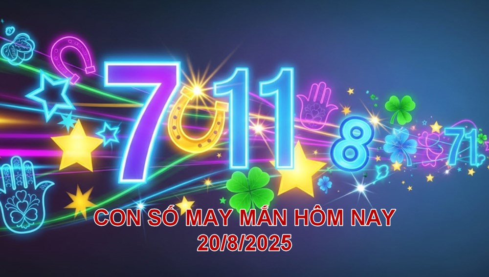 Con số may mắn hôm nay thứ 4 ngày 20.8.2025 của 12 con giáp - ảnh 1