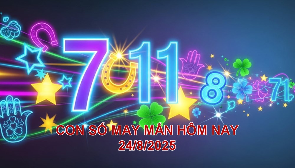 Con số may mắn hôm nay Chủ nhật ngày 24.8.2025 của 12 con giáp - ảnh 1