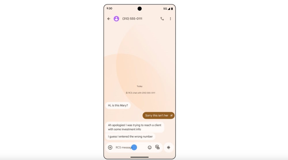 Google Messages thay logo “G” nhiều màu bằng tên đầy đủ - ảnh 1