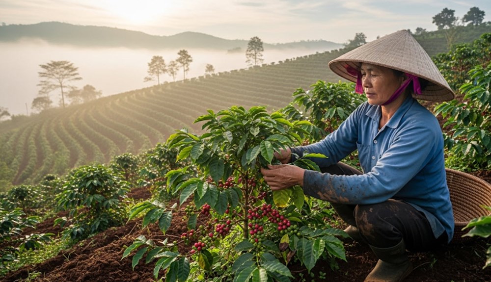 Giá cà phê hôm nay 26.8.2025: Trong nước giảm, thế giới giữ đà tăng - ảnh 1