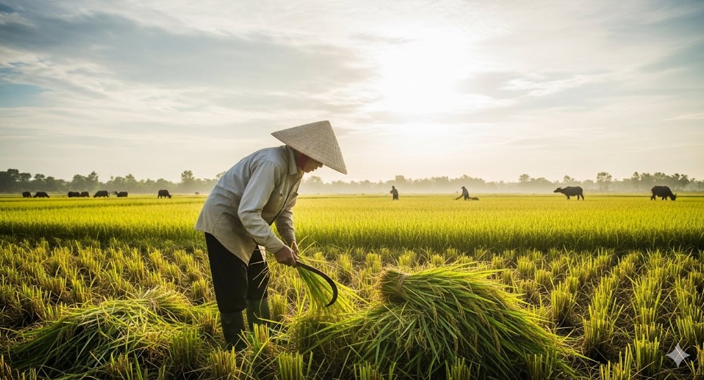 Giá gạo hôm nay 27.8.2025: Gạo nguyên liệu giảm sâu, xuất khẩu giữ vị thế cao - ảnh 1
