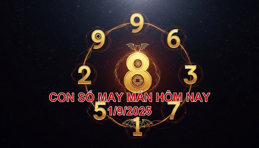 Con số may mắn hôm nay thứ 2 ngày 1.9.2025 của 12 con giáp - ảnh 1