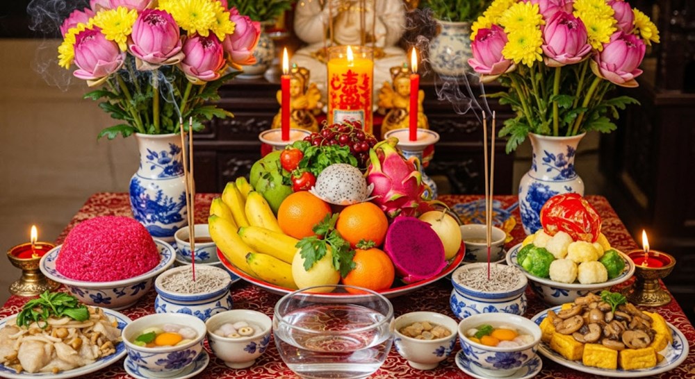 Hướng dẫn chuẩn bị mâm cúng Phật Rằm tháng 7 chuẩn nhất - ảnh 1