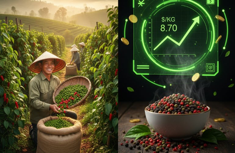 Giá hồ tiêu hôm nay 23.9.2025: Nằm trong khoảng 147.000 – 151.000 đồng/kg - ảnh 1