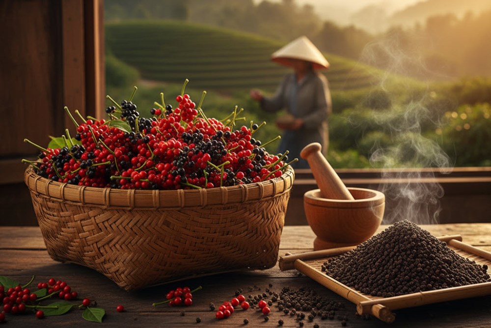 Giá hồ tiêu hôm nay 28.9.2025: Ổn định, chờ đợt tăng mới - ảnh 1