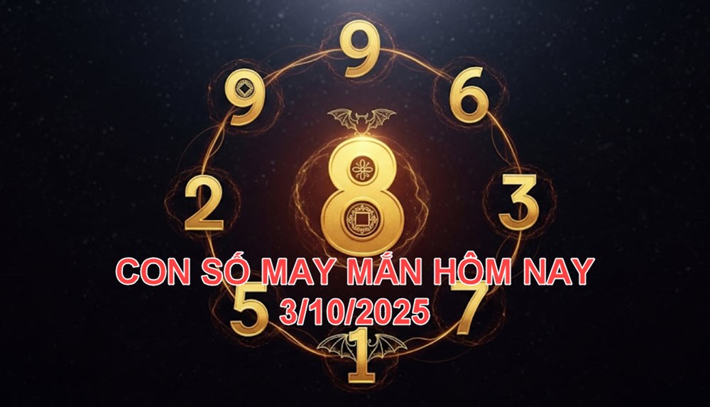 Con số may mắn hôm nay thứ 6 ngày 3.10.2025 của 12 con giáp - ảnh 1