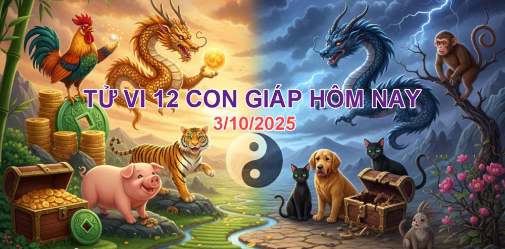 Xem dự đoán tử vi 12 con giáp thứ 6 ngày 3.10.2025 - ảnh 1