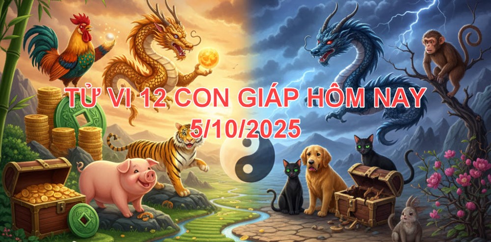 Xem dự đoán tử vi 12 con giáp Chủ nhật ngày 5.10.2025 - ảnh 1