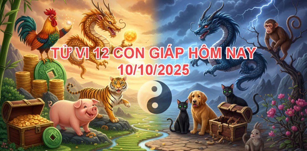 Tử vi 12 con giáp 10.10: Ngày Nhâm Tý cạnh tranh, cần giữ bình tĩnh - ảnh 1