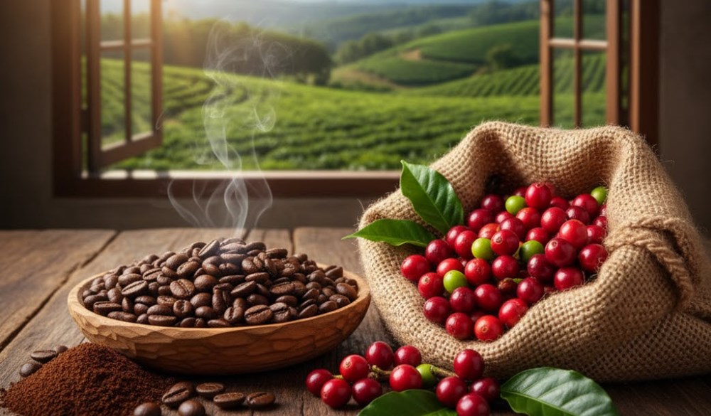 Giá cà phê hôm nay 12.10: Tăng nhẹ, Robusta tiến sát 118.000 đồng/kg - ảnh 1