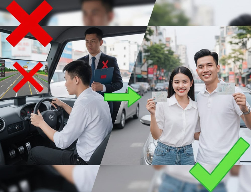 Bộ Công an đề xuất bỏ thi mô phỏng lái xe - ảnh 1