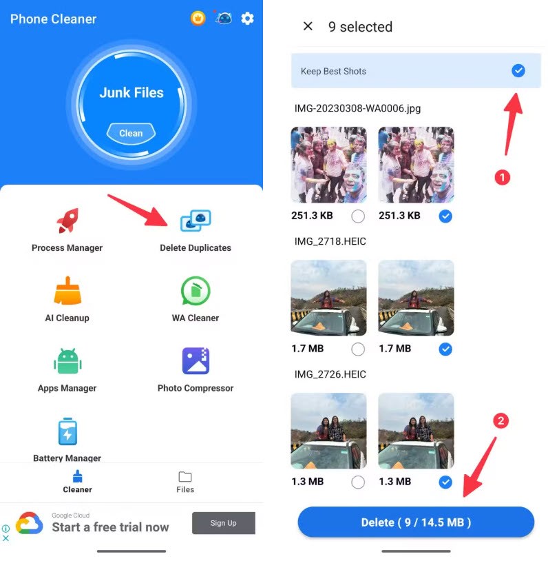 Cách xóa ảnh trùng lặp nhanh nhất trên điện thoại - ảnh 11