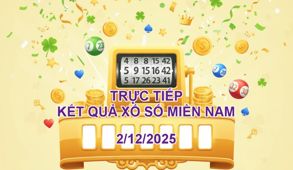 XSMN 2.12 | Trực tiếp kết quả xổ số miền Nam hôm nay thứ 3 - ảnh 1