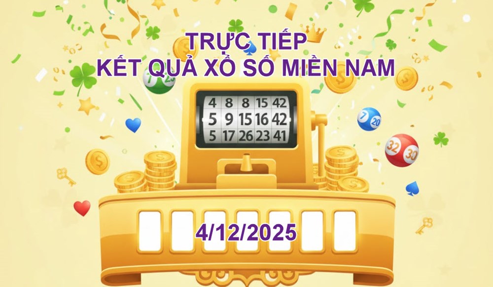 XSMN 4.12 | Trực tiếp kết quả xổ số miền Nam hôm nay thứ 5 - ảnh 1