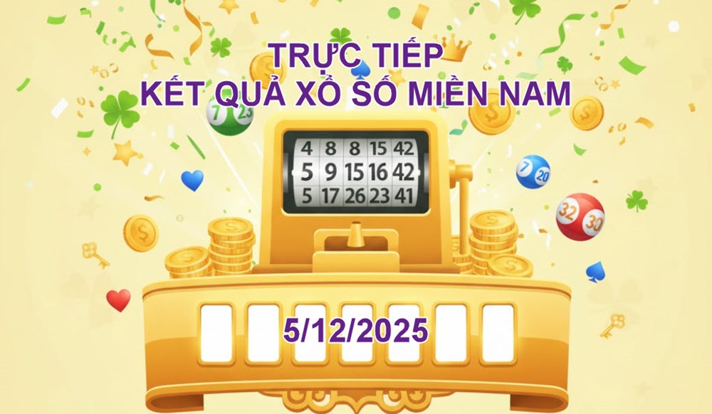 XSMN 5.12 | Trực tiếp kết quả xổ số miền Nam hôm nay thứ 6 - ảnh 1
