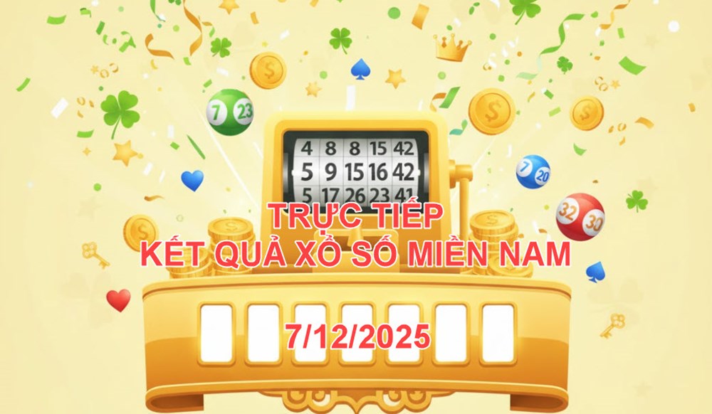 XSMN 7.12 | Trực tiếp kết quả xổ số miền Nam hôm nay Chủ nhật - ảnh 1