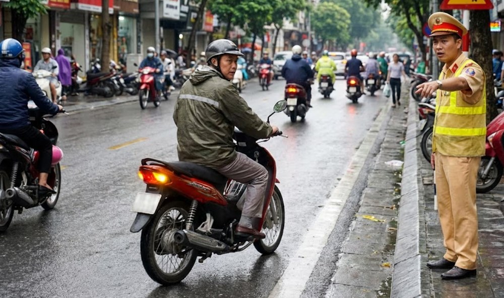 Quên tắt xi nhan sau khi rẽ có bị phạt không? - ảnh 1