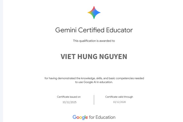 Tăng uy tín nghề nghiệp với Gemini Certified Educator của Google - ảnh 2