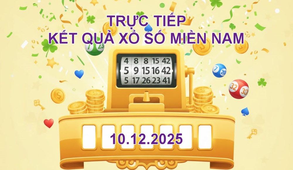 XSMN 10.12 | Trực tiếp kết quả xổ số miền Nam hôm nay thứ 4 - ảnh 1
