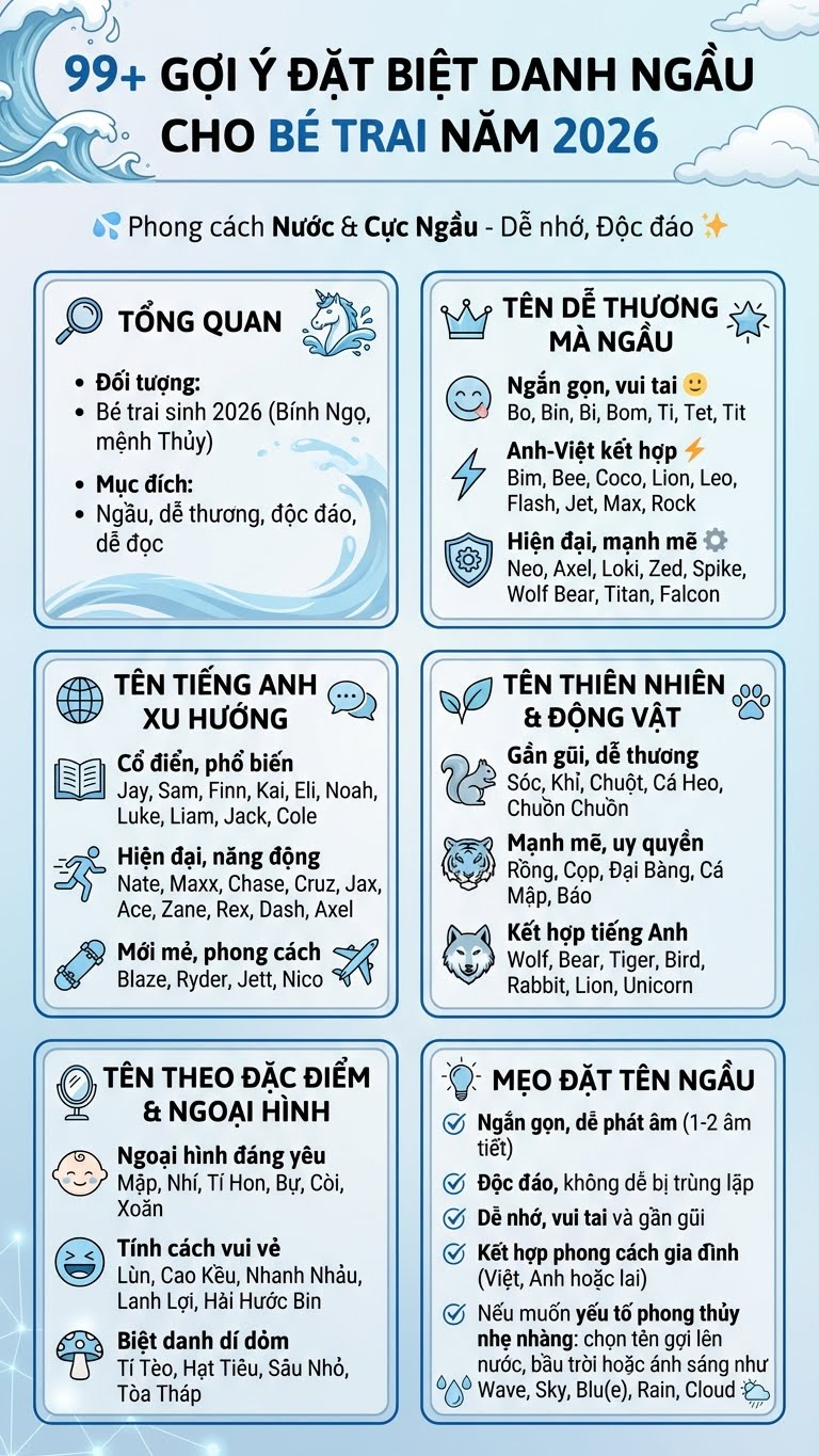 Gợi ý 99+ tên ở nhà cực ngầu cho bé trai 2026 - ảnh 3