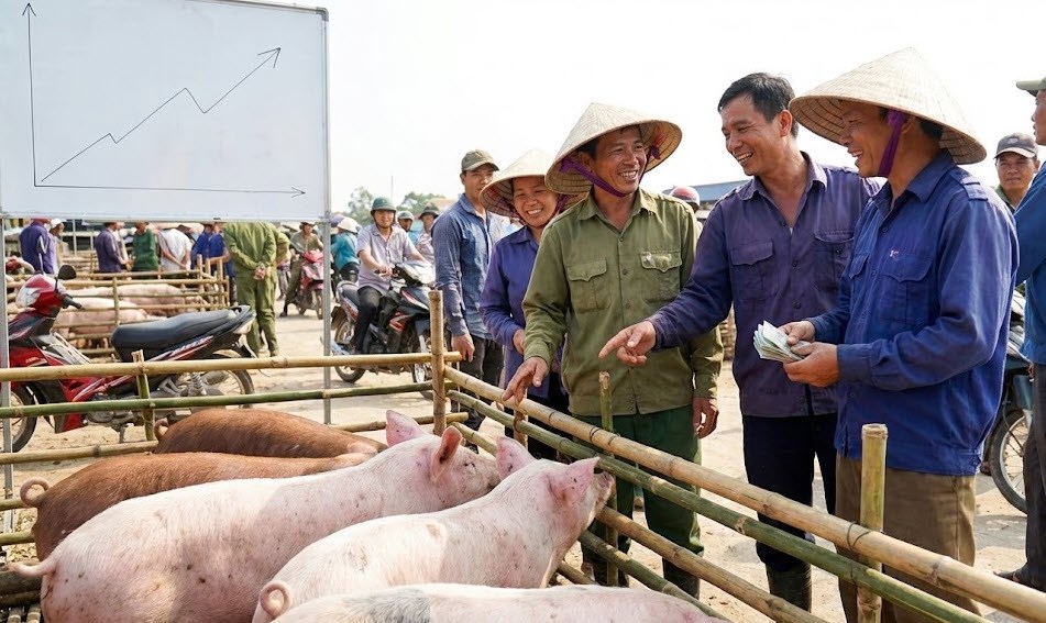 Heo hơi hôm nay 13.12: Giá tăng lan rộng khắp ba miền - ảnh 1