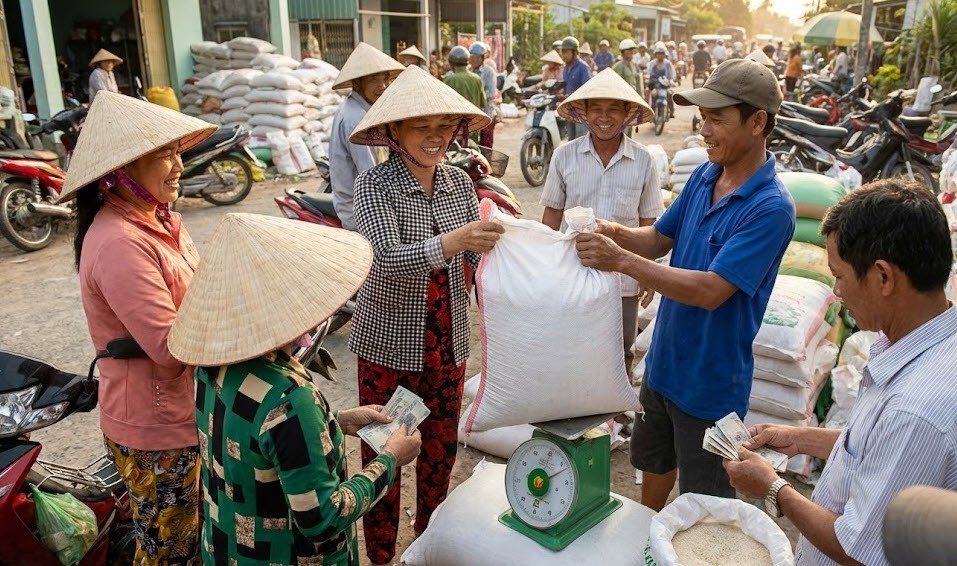 Giá lúa gạo hôm nay 13.12: Cuối vụ trầm lắng, giá giảm nhẹ - ảnh 1