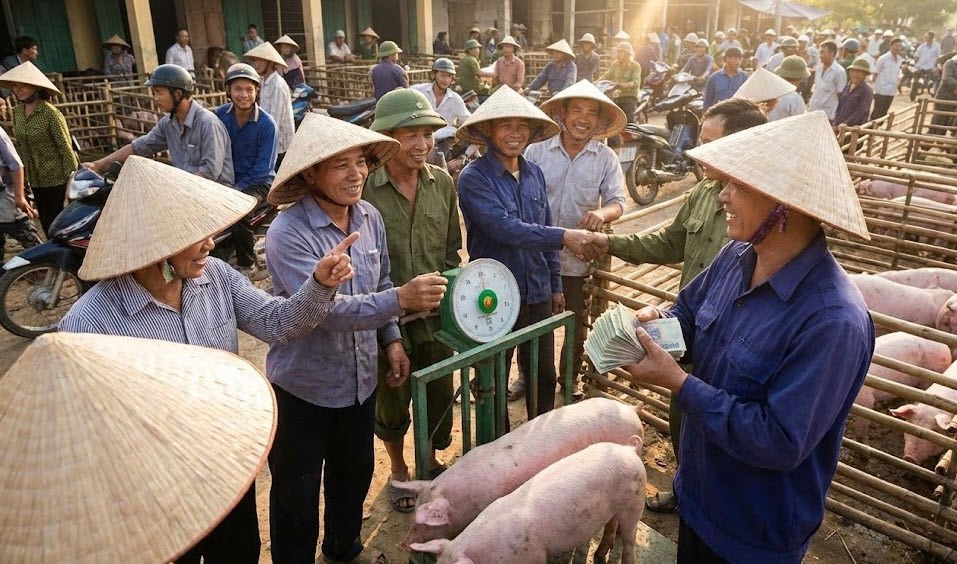 Giá heo hơi hôm nay 14.12: Neo cao 60.000–64.000 đồng/kg - ảnh 1