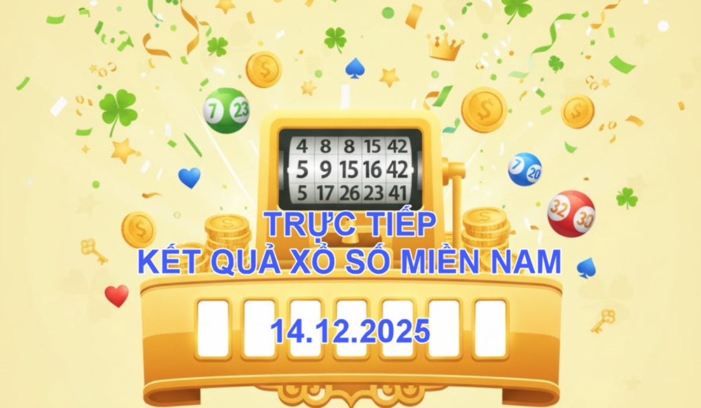 XSMN 14.12 | Trực tiếp kết quả xổ số miền Nam hôm nay Chủ nhật - ảnh 1